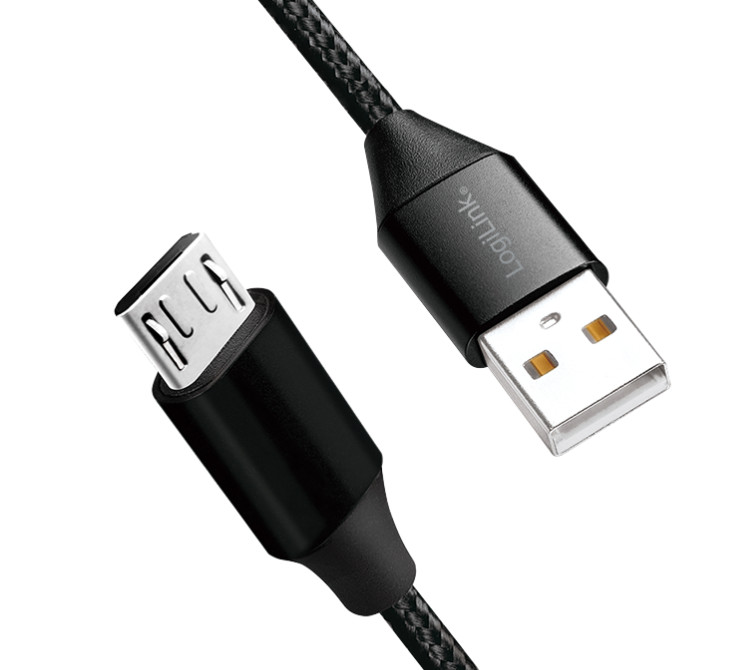 Cavo USB Micro-B Maschio/USB-A Maschio 1 m Nero LOGILINK - immagine 2