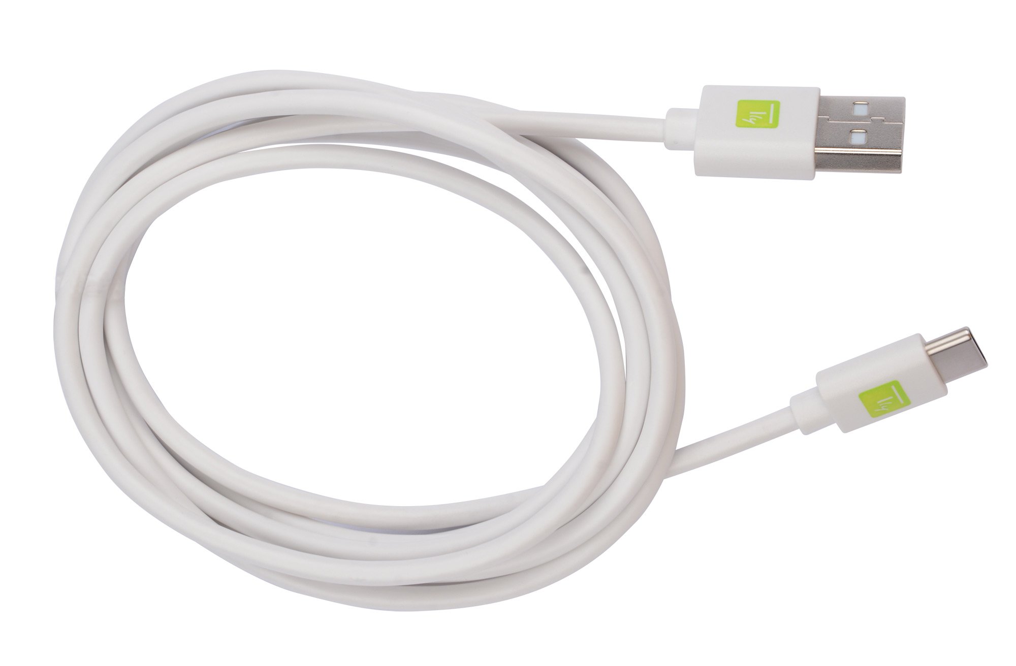 Cavo USB A Maschio 2.0 / USB-C™ Maschio 2m Bianco TECHLY - immagine 3