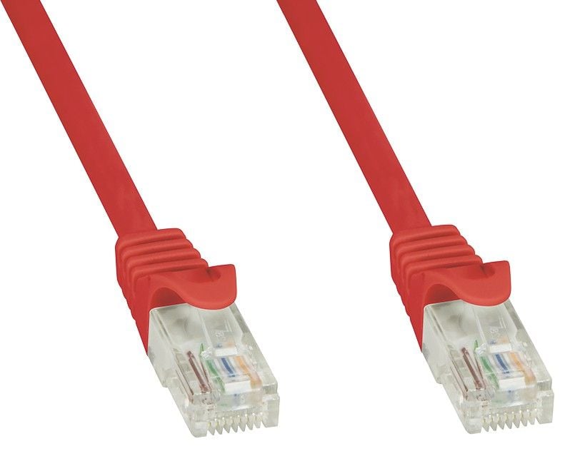 Cavo di Rete Patch in Rame Cat.6 Rosso UTP 3m TECHLY PROFESSIONAL - immagine 3