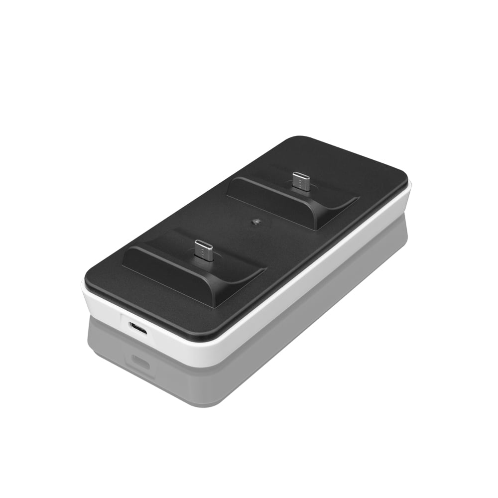 Docking Station Base Ricarica Doppio Controller PS5 USB-C™ Bianco/Nero WHITE SHARK - immagine 3