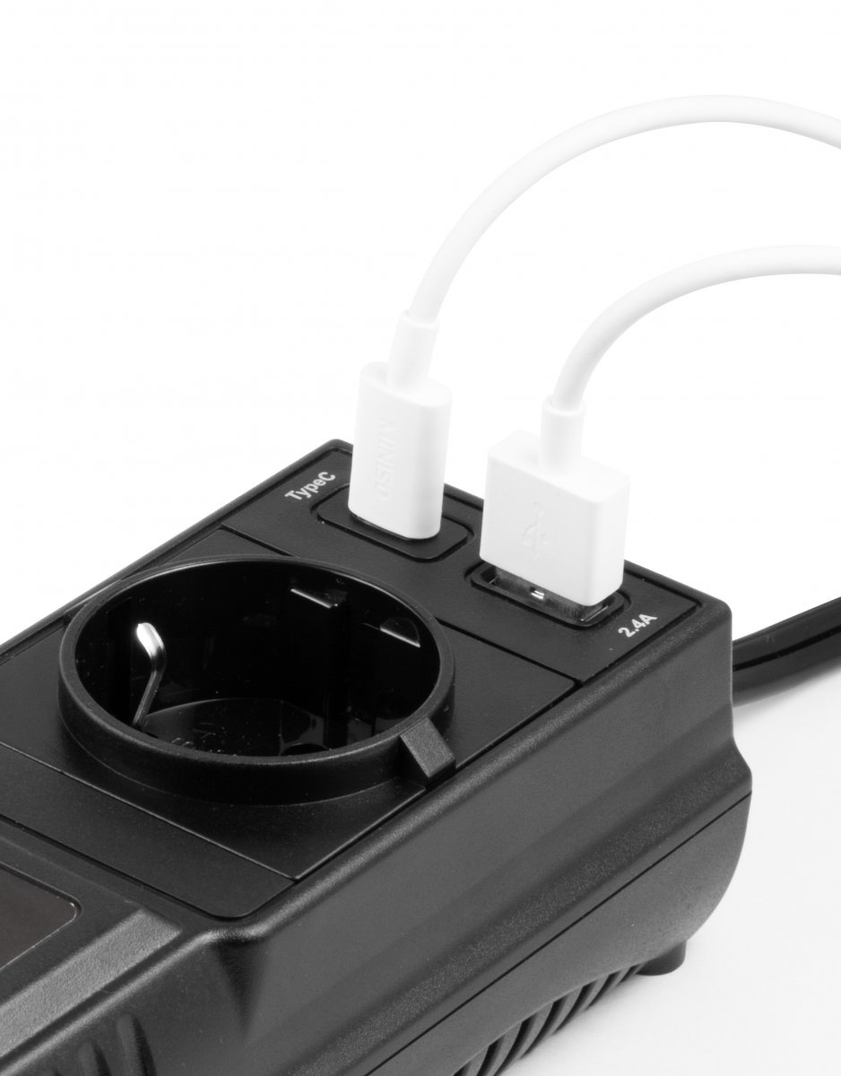 Trasformatore di Corrente per Auto con USB-A e USB-C™, TE-21 TECHNAXX - immagine 3