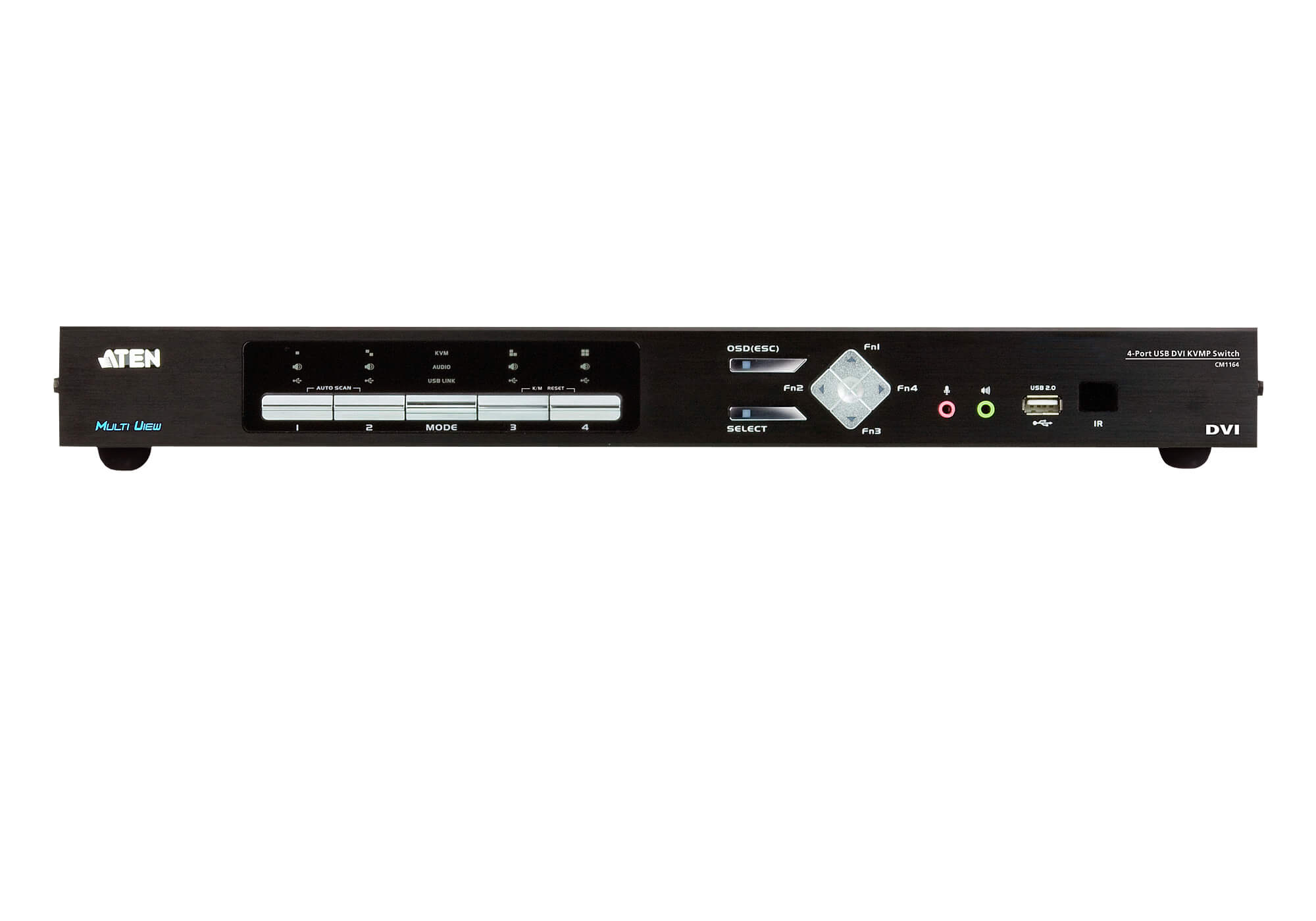 Switch KVMP Multi-Visualizzazione USB DVI a 4 porte, CM1164A ATEN - immagine 3