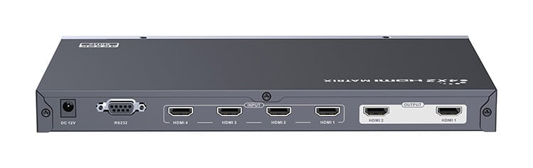 Matrix Switch HDMI2.0 4x2 TECHLY NP - immagine 2