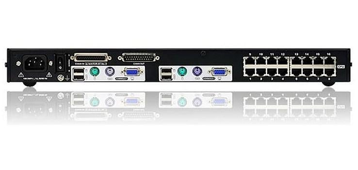 Switch KVM Cat 5 2-console 16-porte con porta Daisy-Chain, KH2516A ATEN - immagine 3