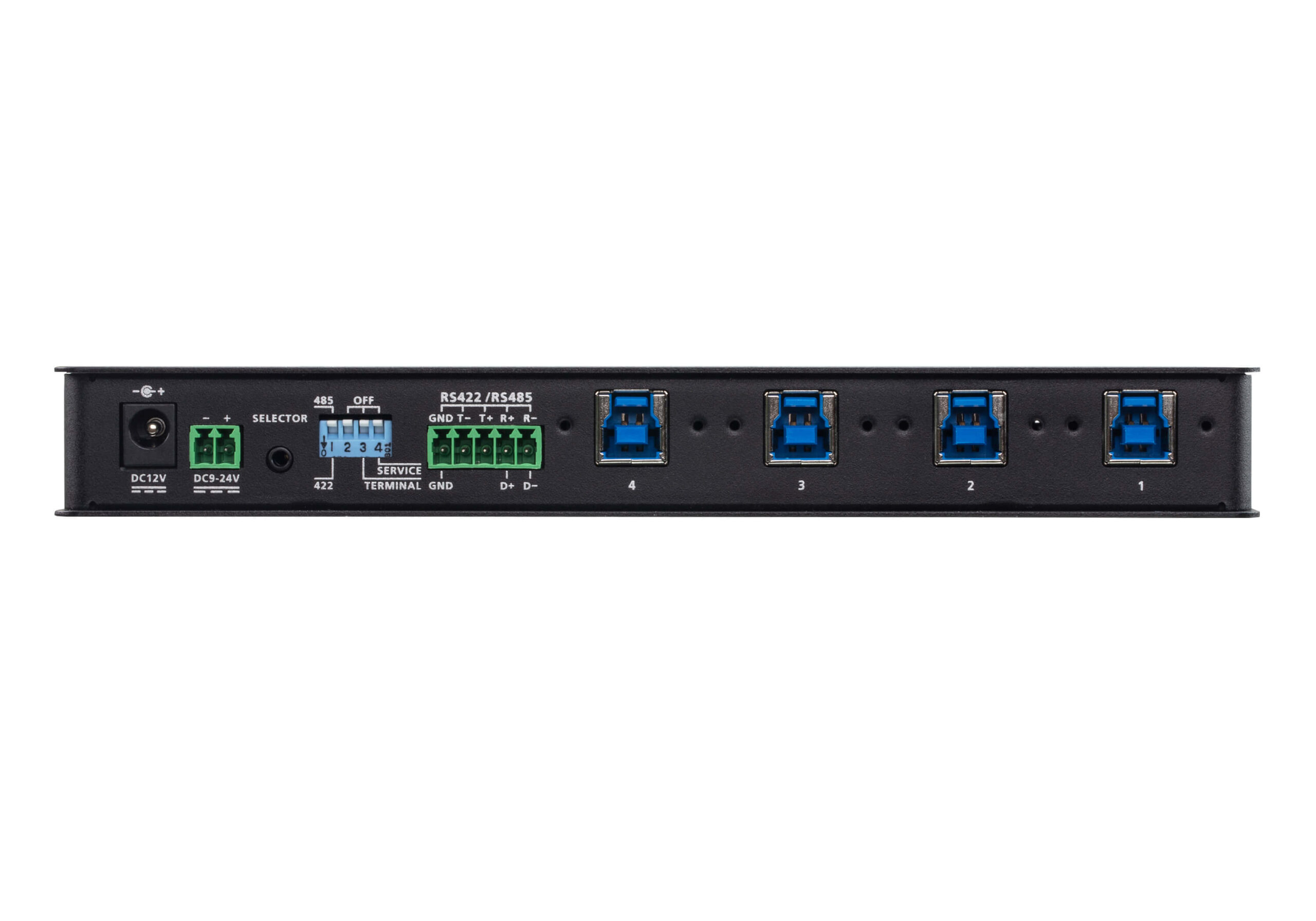 Switch Hub Industriale USB 3.1 Gen 1, 4 x 4, US334I ATEN - immagine 3