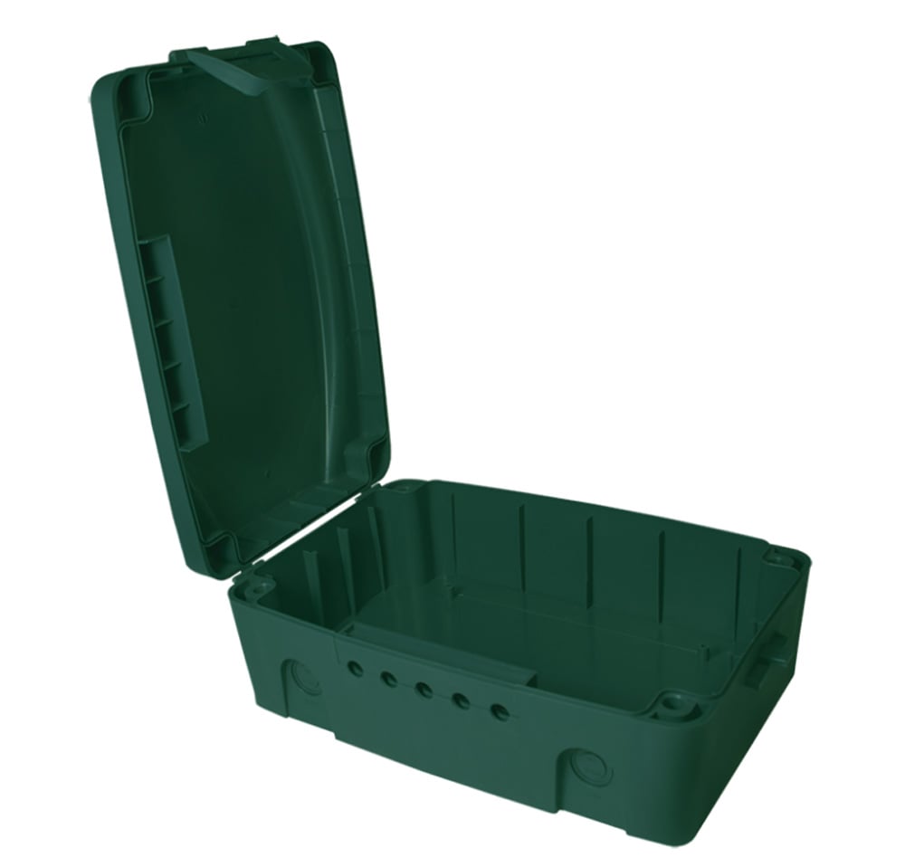 Scatola Elettrica IP54 Cable Organizer Organizzatore Cavi Verde LOGILINK - immagine 3