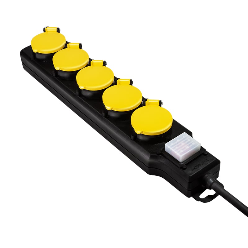 Multipresa 5 Posti Schuko per Esterno LOGILINK - immagine 3