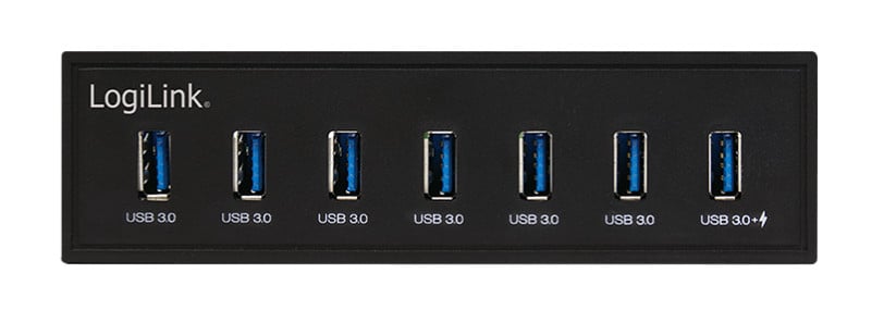 Hub USB Interno 5,25'' 7 porte USB 3.0 con Ricarica Veloce LOGILINK - immagine 3