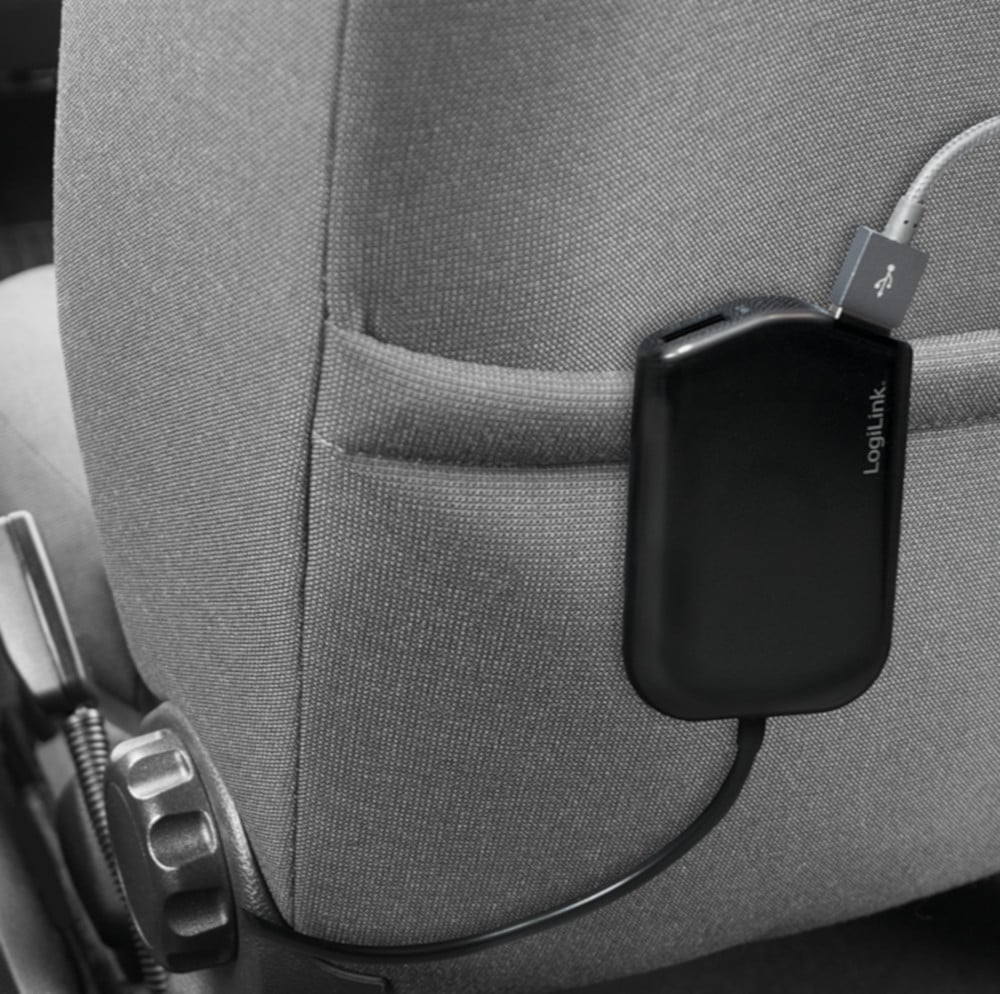 Caricatore da Auto 2 USB + 2 USB per Passeggeri Posteriori 24W LOGILINK - immagine 3