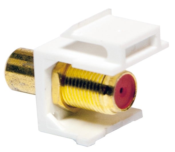 Adattatore Keystone RCA/F F/F Rosso LOGILINK - immagine 3