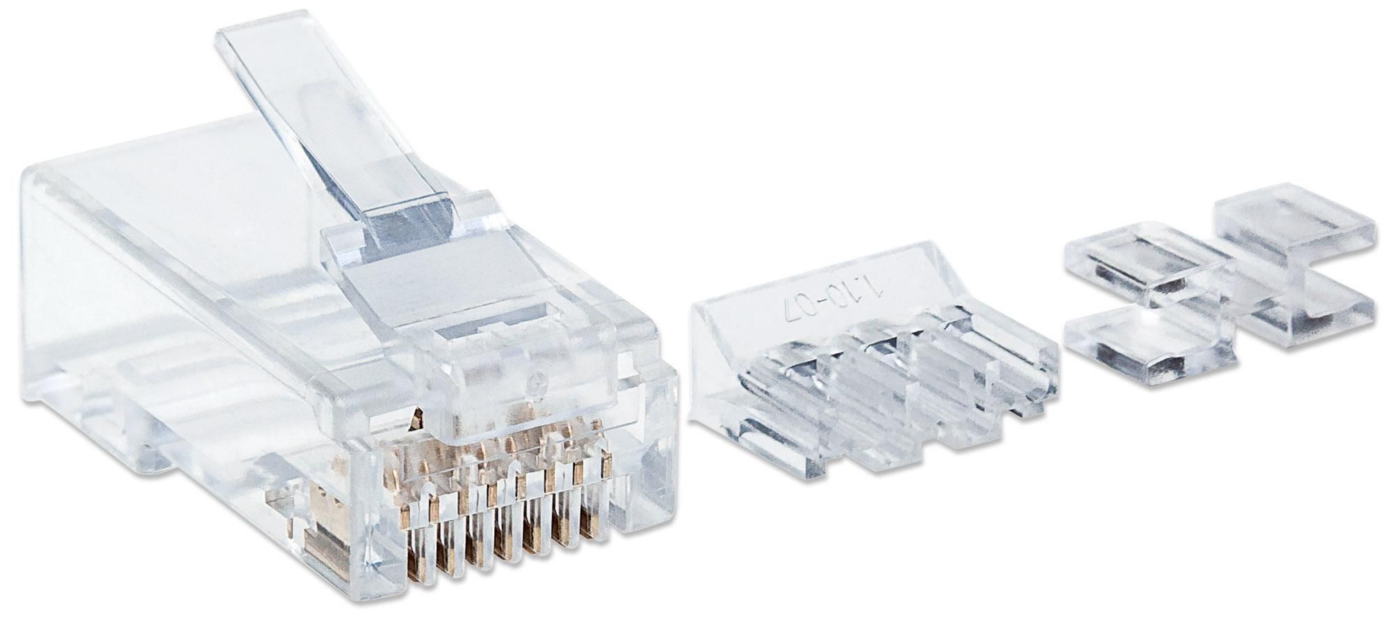 Confezione da 80 Plug Modulari Pro Line RJ45 Cat.6A UTP INTELLINET - immagine 3