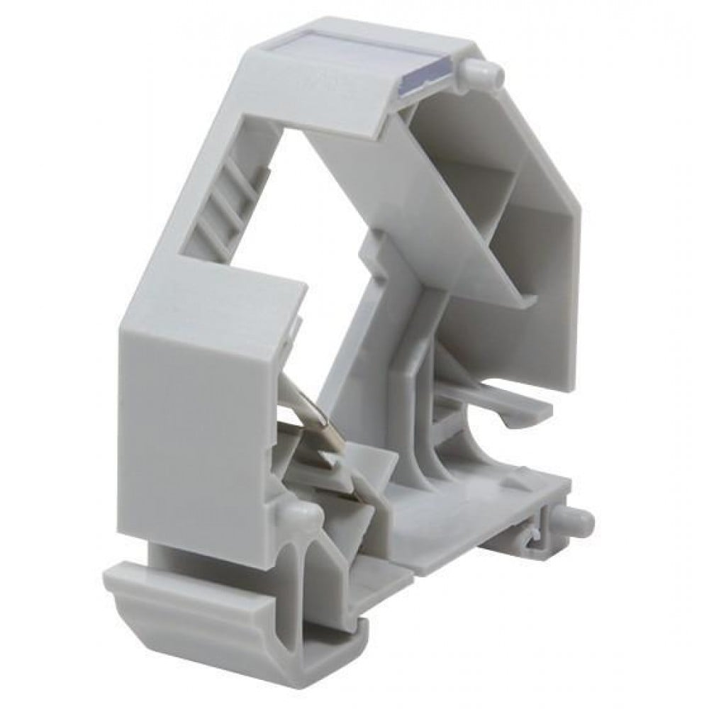 Adattatore keystone RJ45 per Barra DIN espandibile in Plastica con messa a terra TECHLY PROFESSIONAL - immagine 3