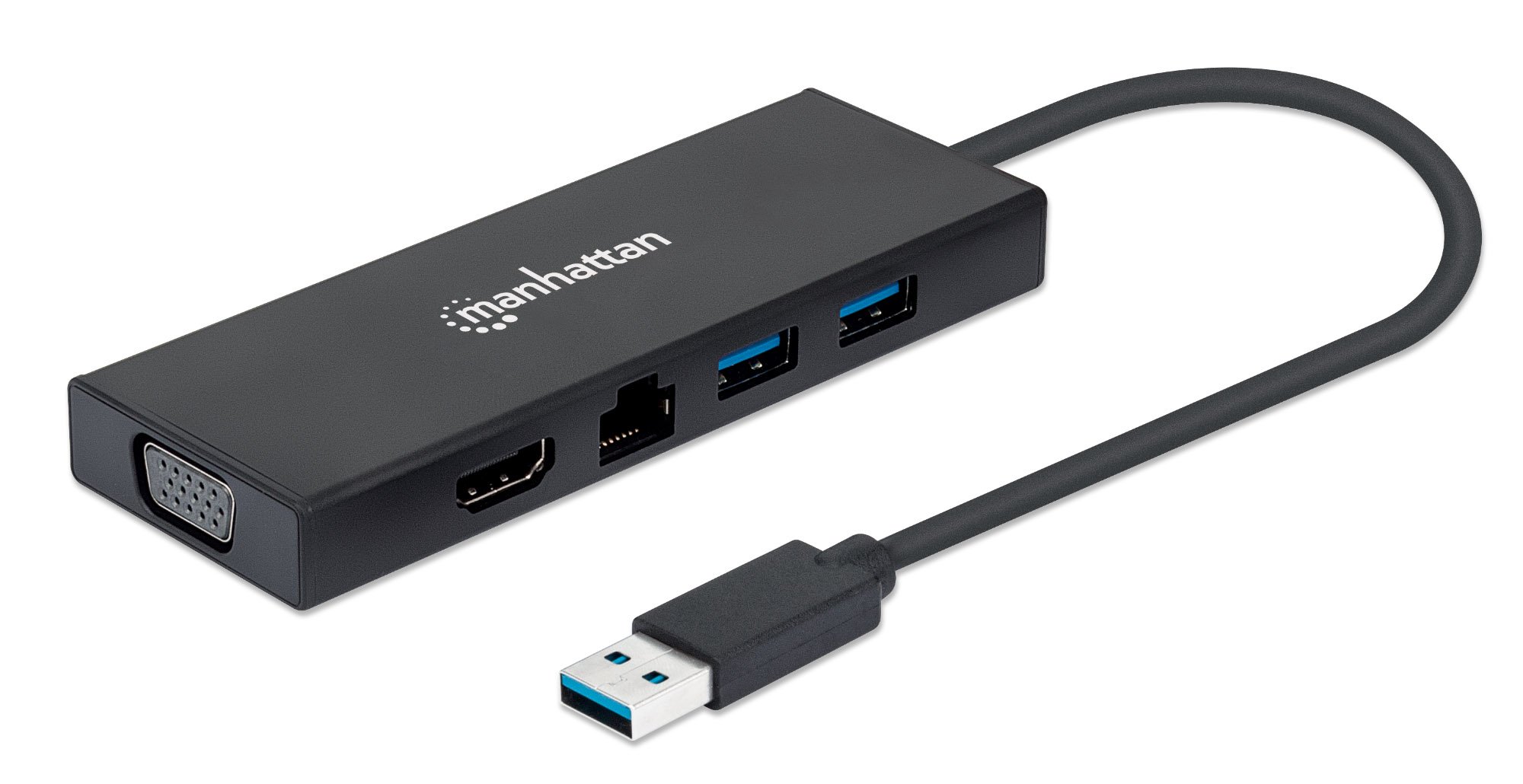 Adattatore SuperSpeed USB Multiporta Doppio Monitor MANHATTAN - immagine 4