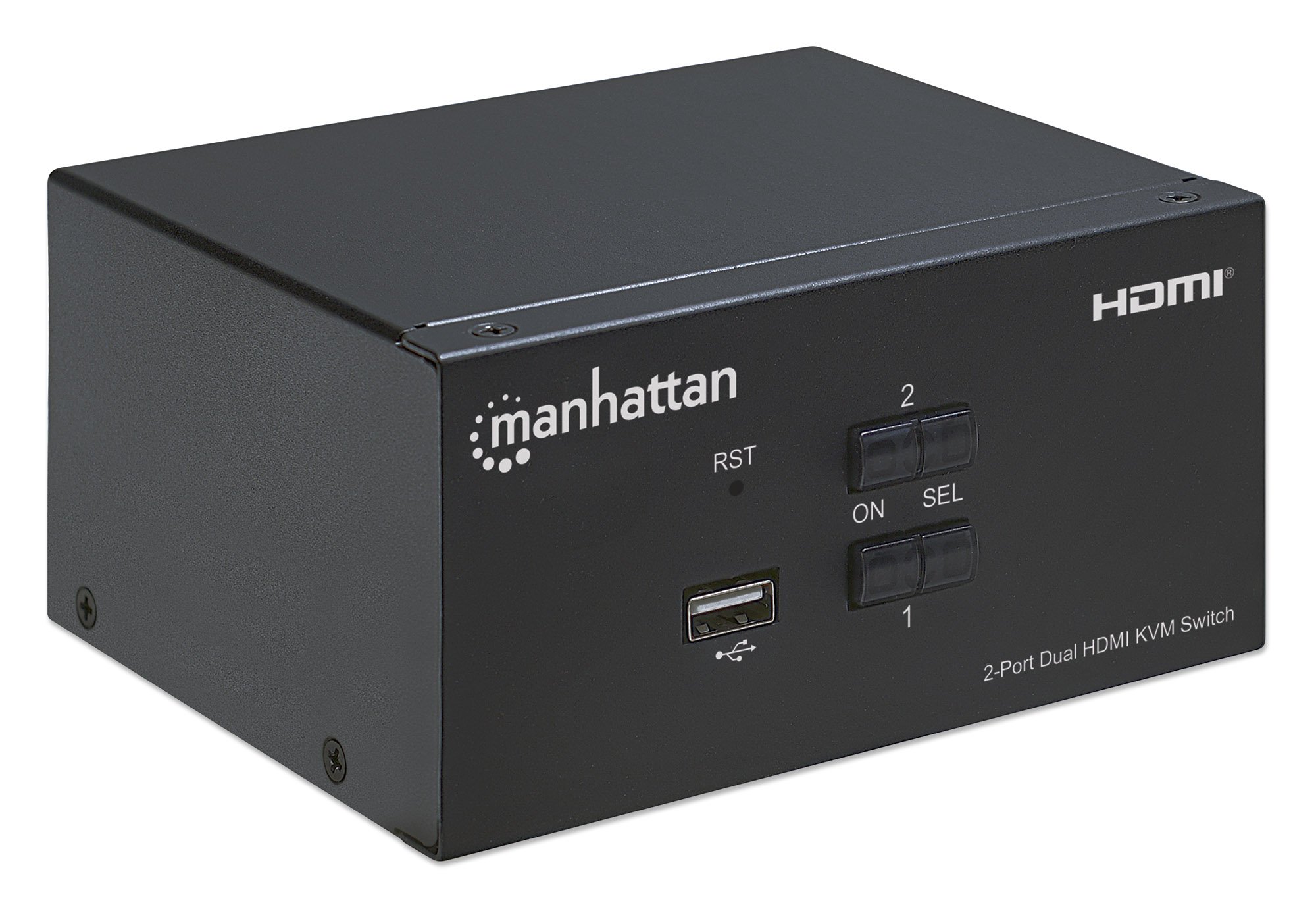 Switch KVM HDMI 2 porte Doppio monitor MANHATTAN - immagine 3