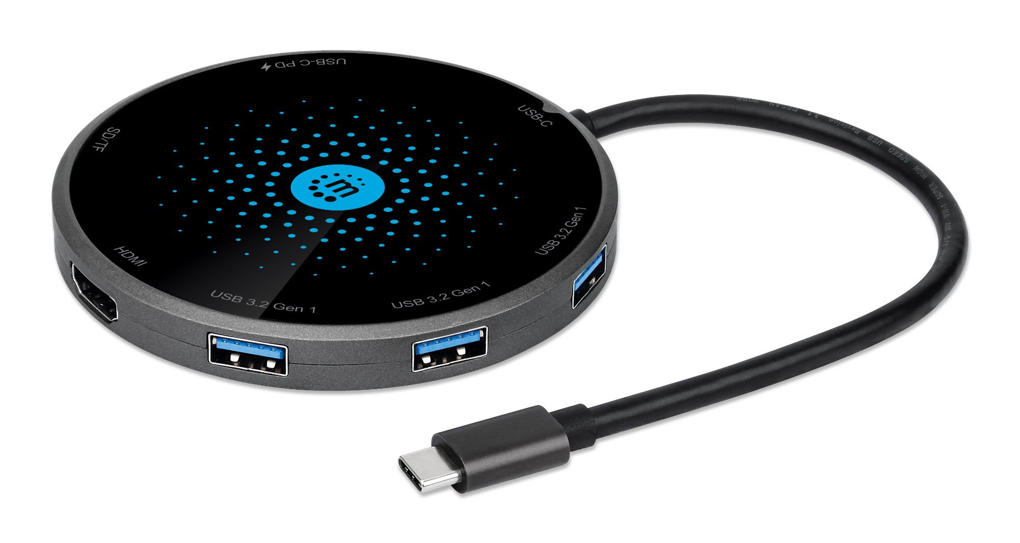 Docking Station USB-C™ 8-in-1 con Pad di Ricarica Wireless MANHATTAN - immagine 3