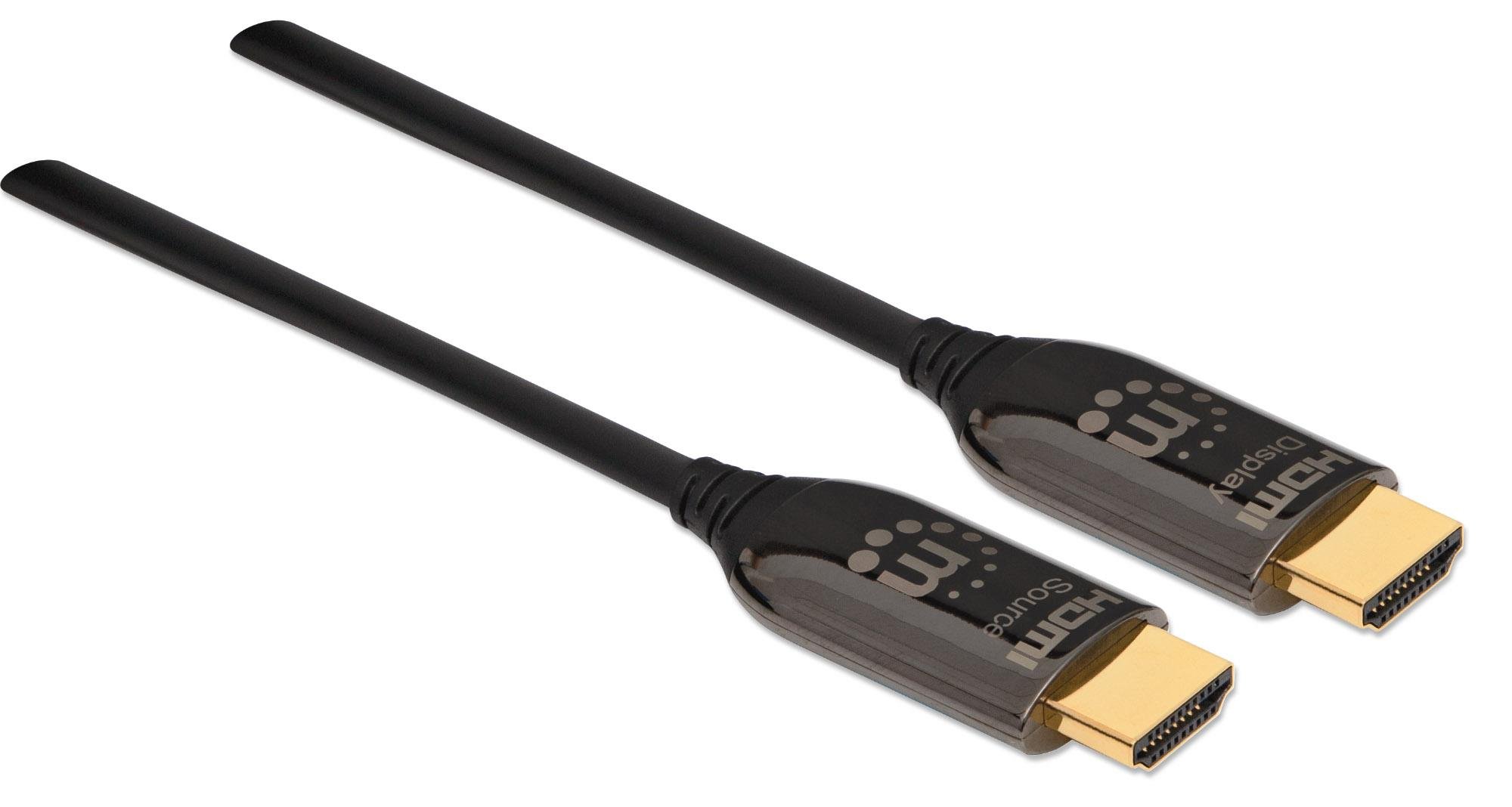 Cavo Plenum-Rated HDMI Attivo in Fibra Ottica 20m MANHATTAN - immagine 3