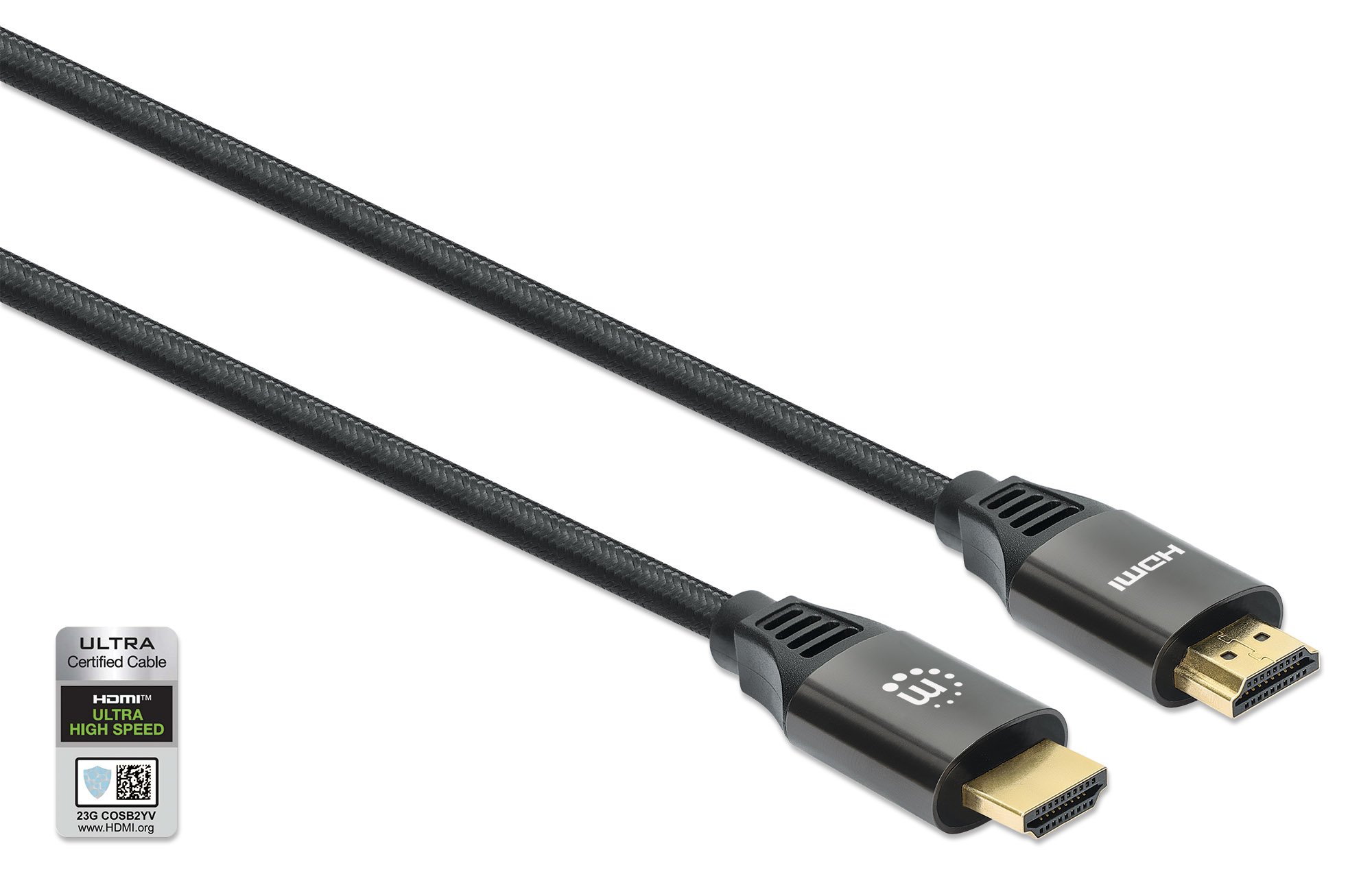 Cavo HDMI con Ethernet ad Altissima Velocità Certificato 8K@60Hz eARC 2m MANHATTAN - immagine 3