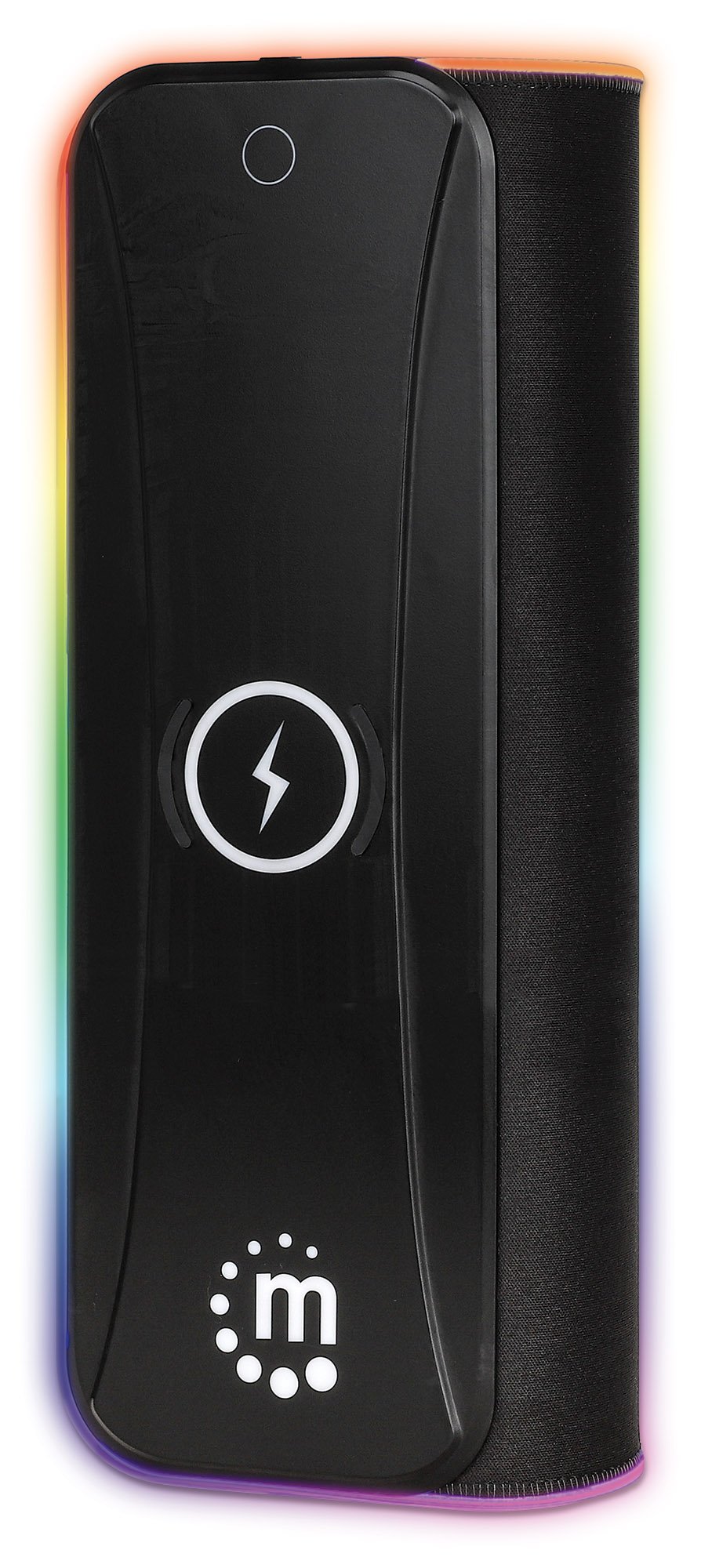 Tappetino Mouse Gaming XXL con LED RGB e Caricatore Wireless 10W MANHATTAN - immagine 3