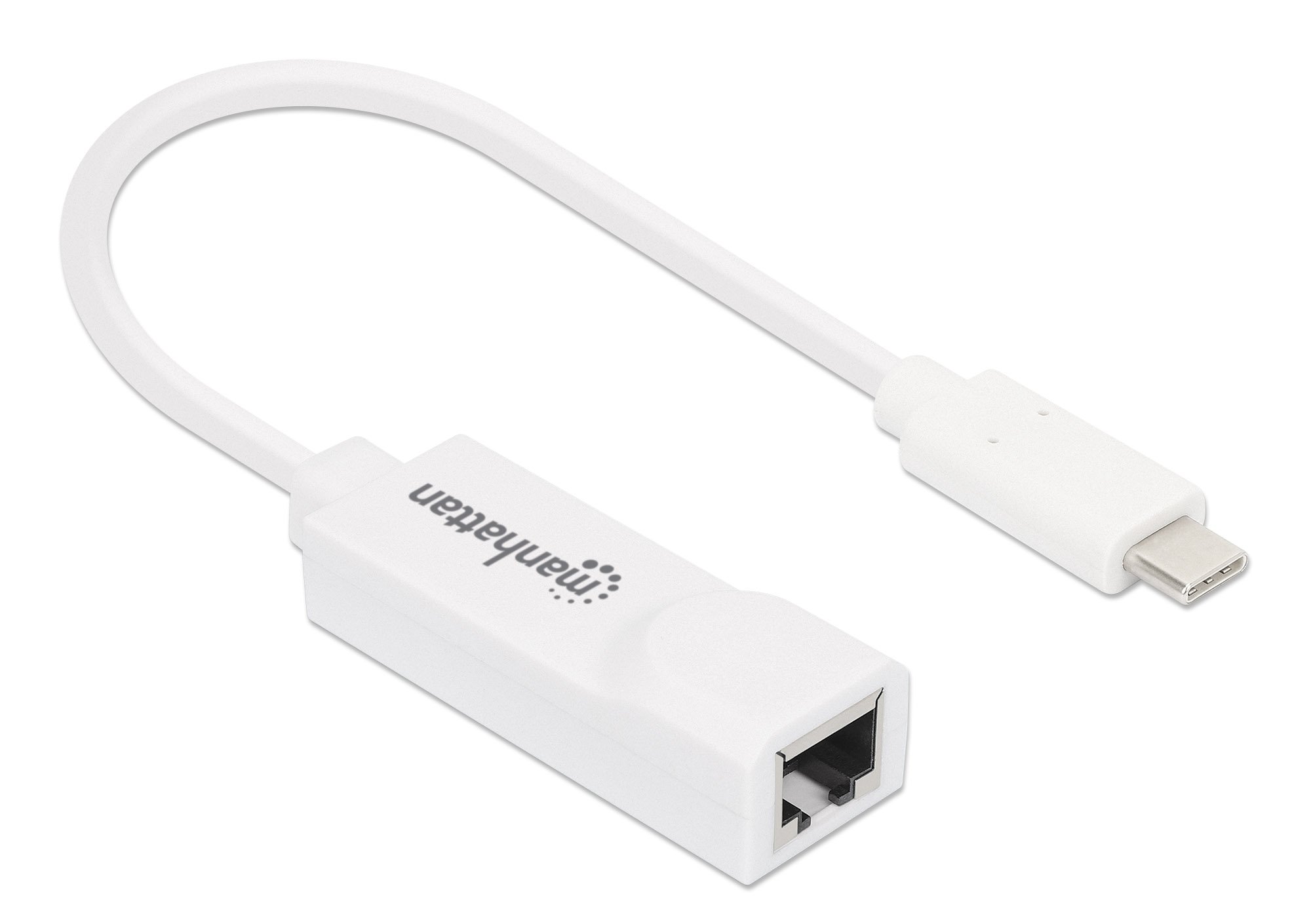 Adattatore Convertitore USB 3.1 Gen 1 da USB-C™ a Rete Gigabit RJ45 MANHATTAN - immagine 3