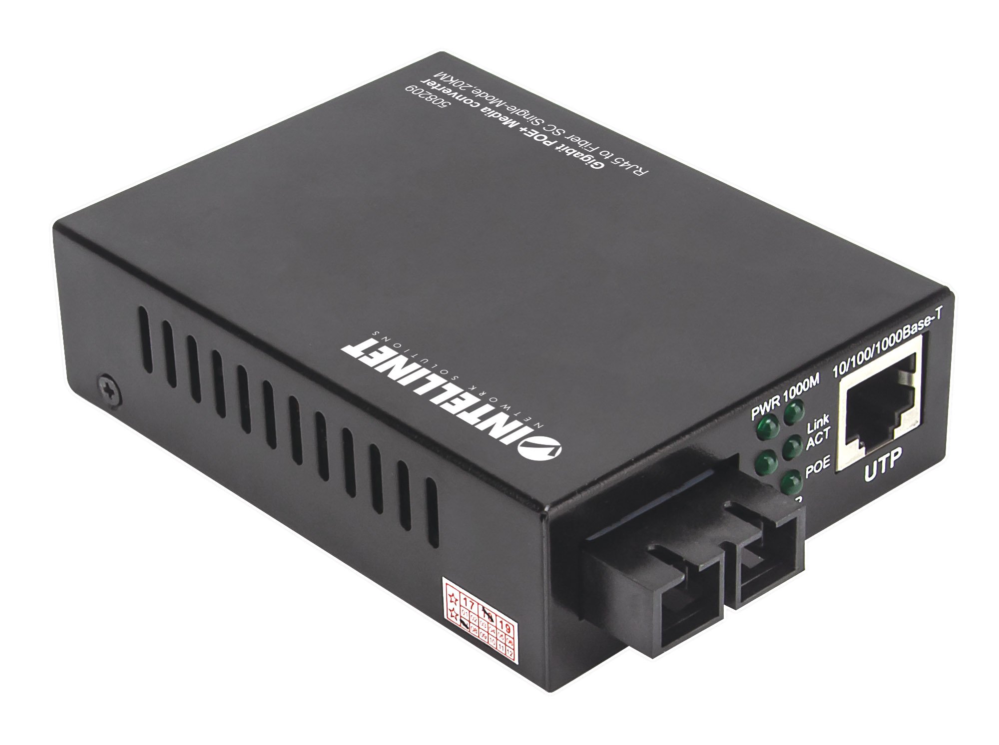Media Converter Gigabit PoE+ INTELLINET - immagine 3