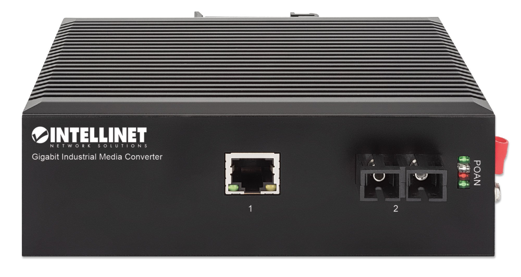 Media Converter Industriale Gigabit 1000Base-SX Monomodale INTELLINET - immagine 3