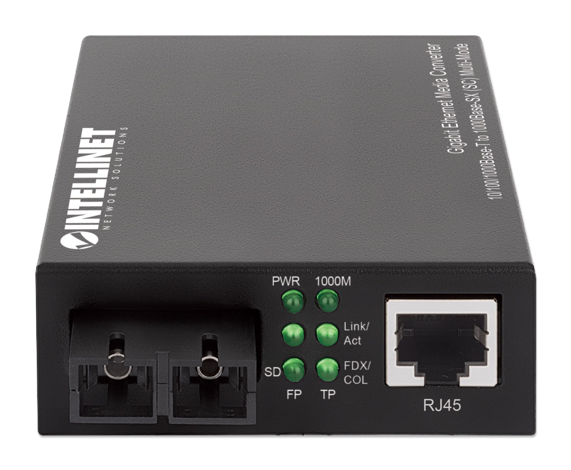 Gigabit Ethernet Media Converter Fibra SC Multimodale INTELLINET - immagine 3
