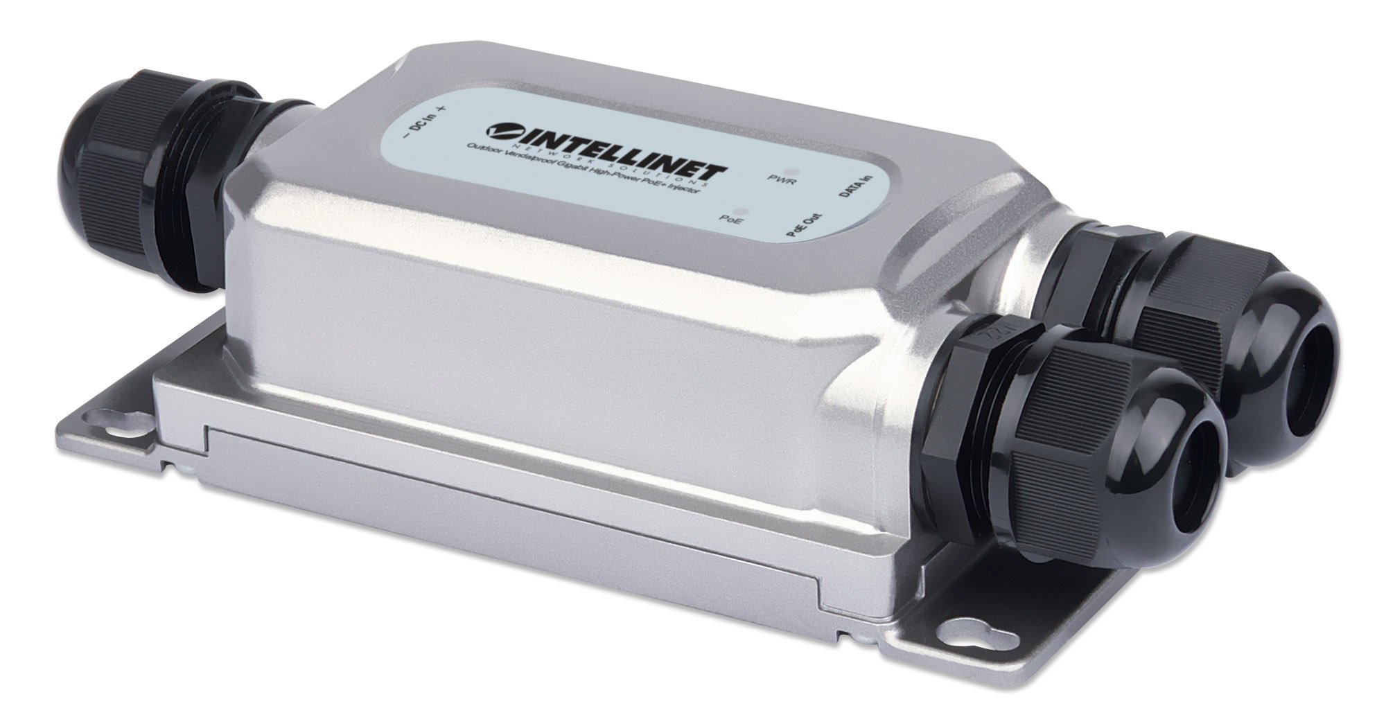 Iniettore Gigabit PoE+ High-Power Antivandalo da Esterno INTELLINET - immagine 3