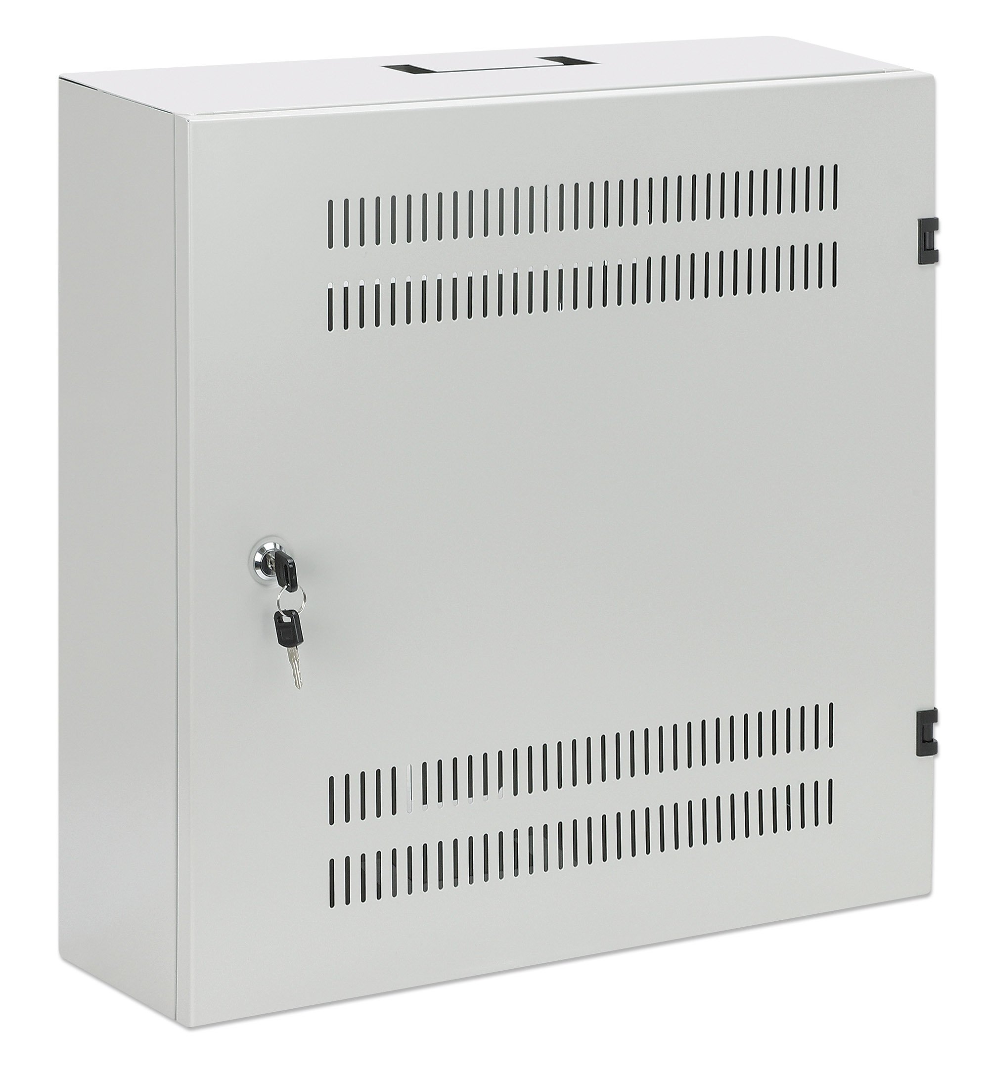 Armadio 19'' a muro a basso profilo con montanti orizzontali 4U e verticali 2U INTELLINET - immagine 3