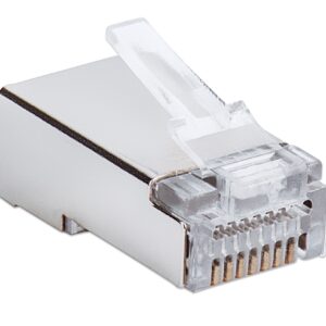 Confezione 50 Plug modulari RJ45 Passanti Cat6 FastCrimp INTELLINET