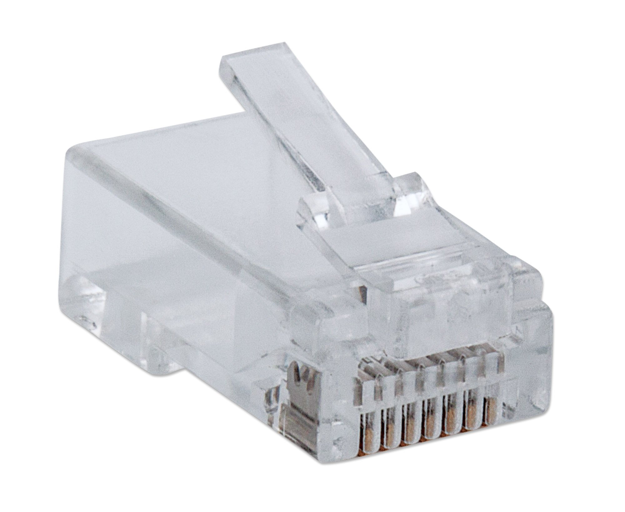Confezione 100 Plug modulari RJ45 Passanti Cat5e FastCrimp INTELLINET - immagine 3