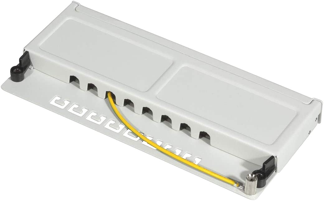 Mini Panello Patch Cat.6, schermato, 0,5U, 8 Porte, Grigio LOGILINK - immagine 3