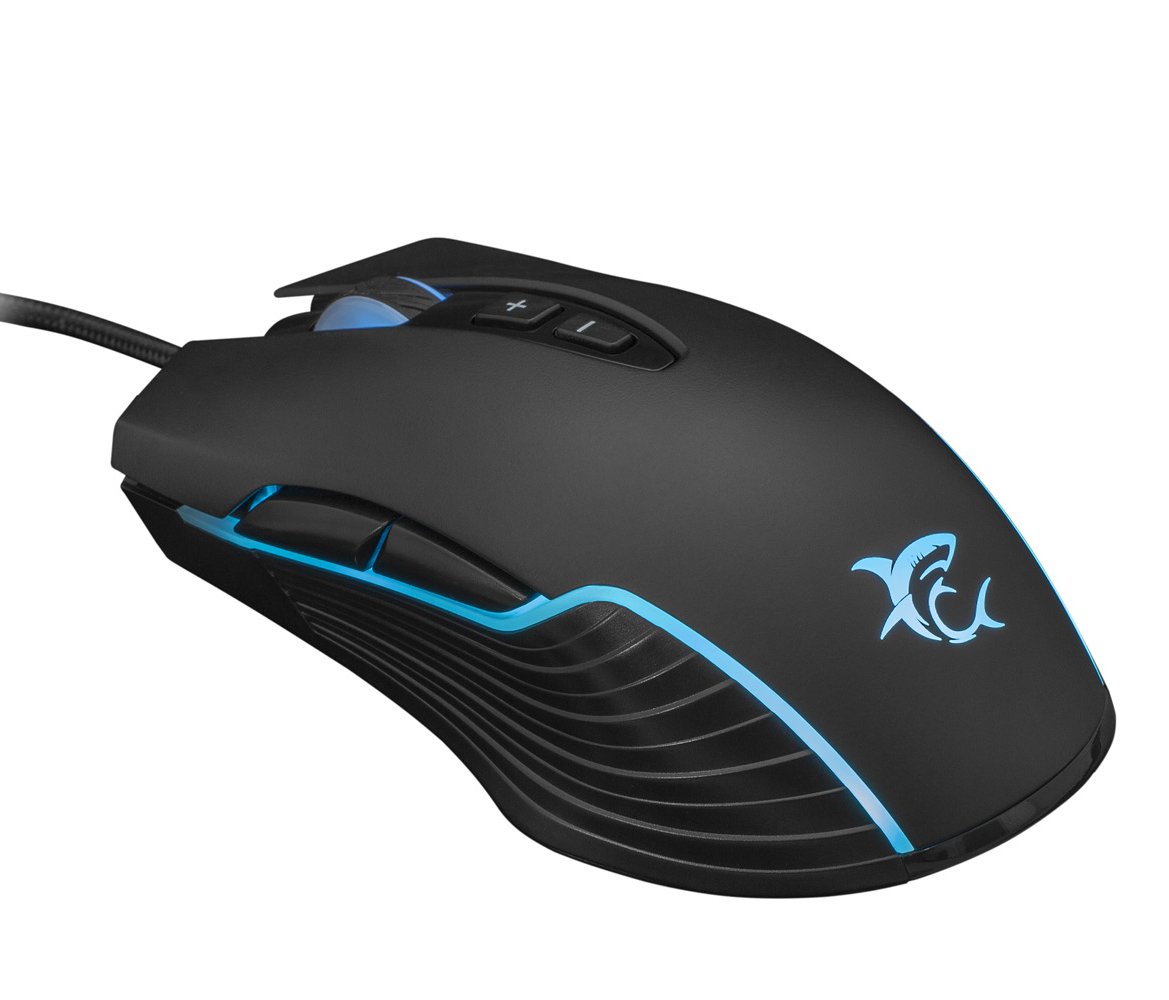 Mouse Gaming 6400 Dpi GM-5003 AZARAH RGB Nero WHITE SHARK - immagine 3