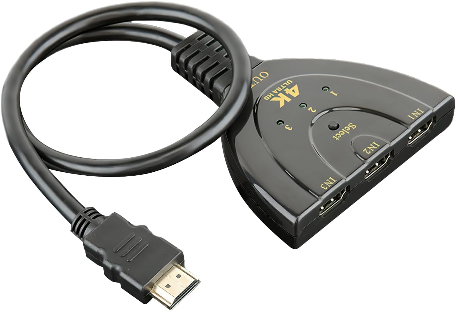 Switch Splitter HDMI 3x1 Pigtail 4Kx2K Compatto TECHLY - immagine 3