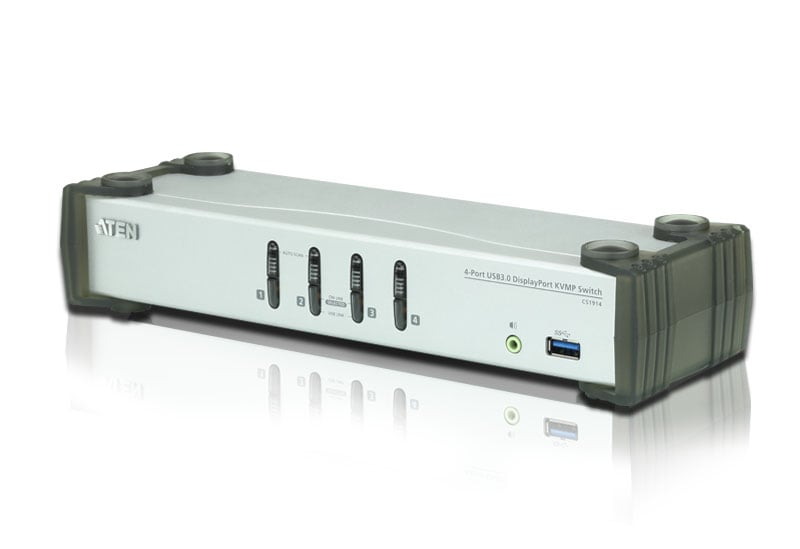 Switch DisplayPort KVMP USB3.0 a 4 porte, CS1914 ATEN