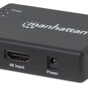 Splitter HDMI 4K UHD 3D con LED 4 vie MANHATTAN