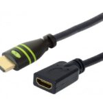 Cavo Prolunga HDMI High Speed con Ethernet 4K 60Hz M/F 7,5 m TECHLY