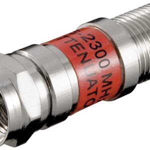 Attenuatore SAT 6dB F/F Maschio/Femmina GOOBAY