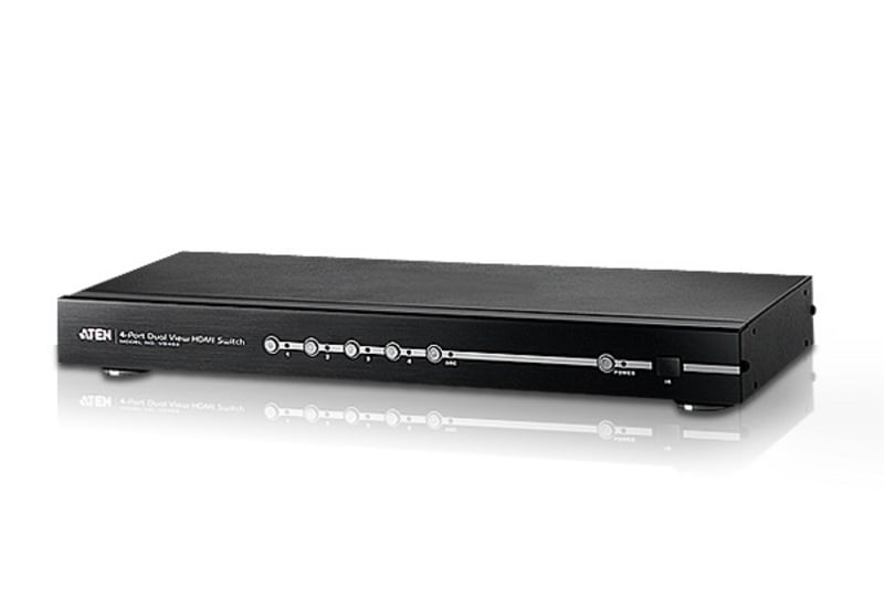 Switch HDMI 4-porte con doppia uscita, VS482B ATEN
