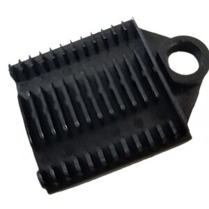 Supporto a Pettine per 12 Giunti in Fibra Ottica Nero OEM