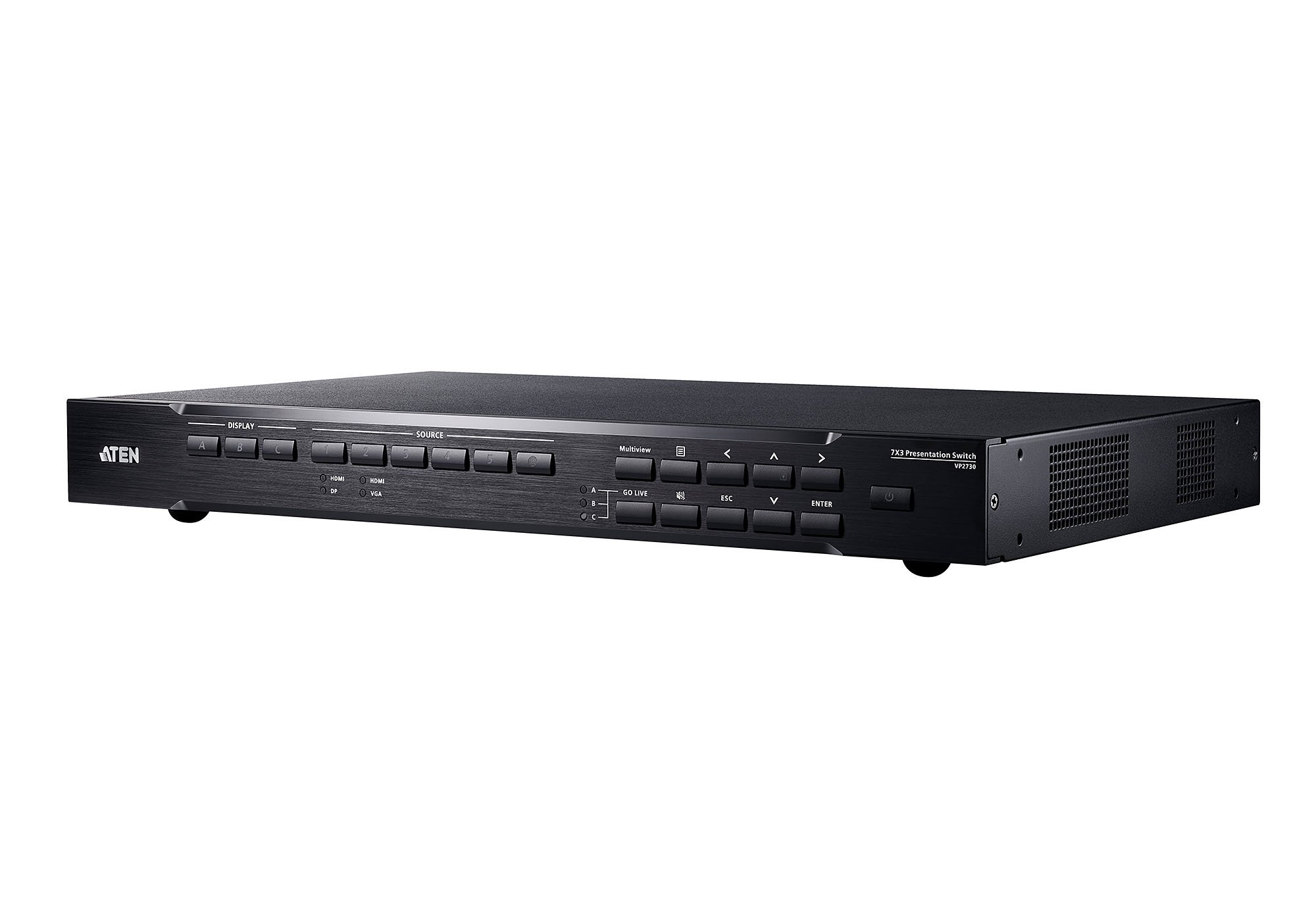 Switch Matrix Presentazioni 7x3 Scaler Mixer Audio e HDBaseT, VP2730 ATEN