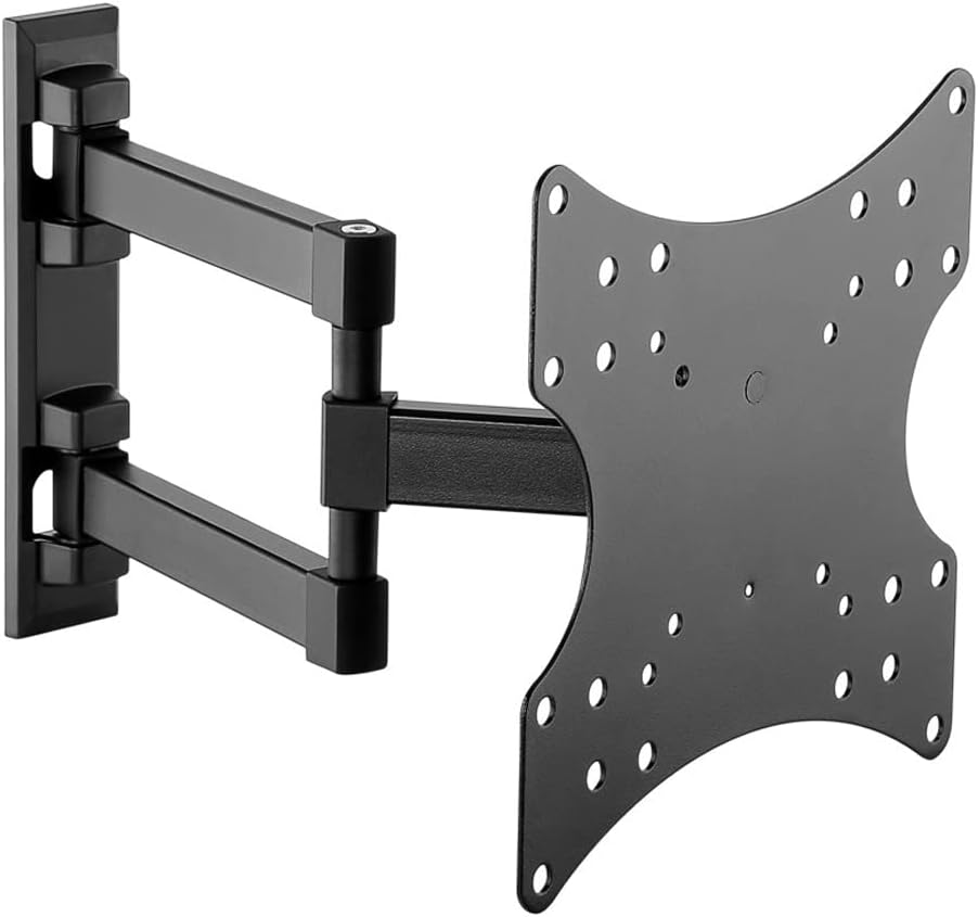 Supporto a Muro per TV LED LCD 23-42'' Inclinabile 3 Snodi Nero TECHLY - immagine 6