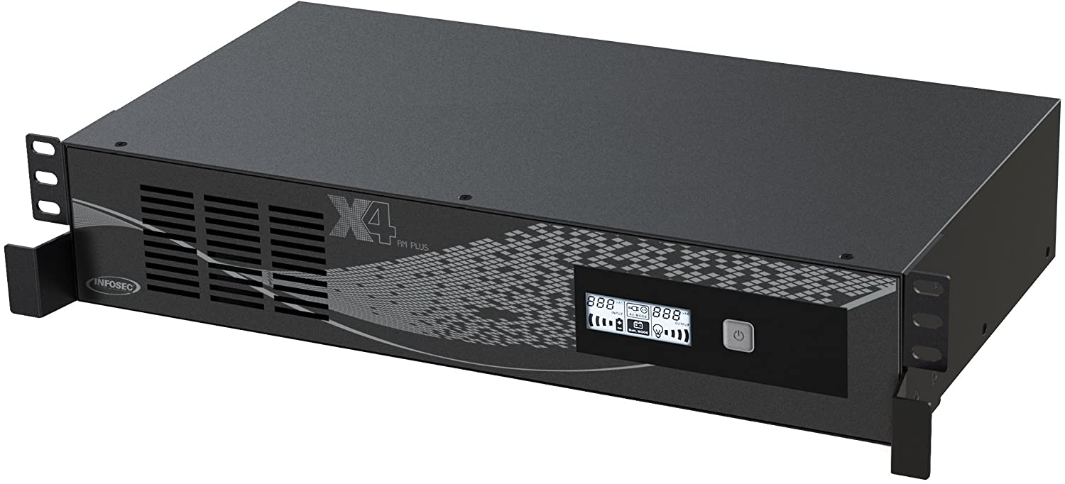 Gruppo di Continuità UPS X4 3000VA Line Interactive a Rack Nero INFOSEC