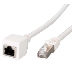 Cavo Patch RJ45 di Prolunga CAT 6A S/FTP AWG26 1m Bianco OEM