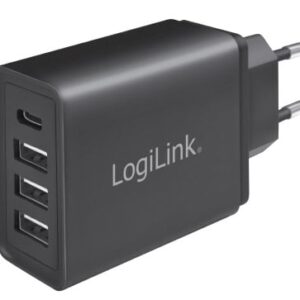 Caricatore da Muro a 4 porte con USB-C&trade; 27W LOGILINK