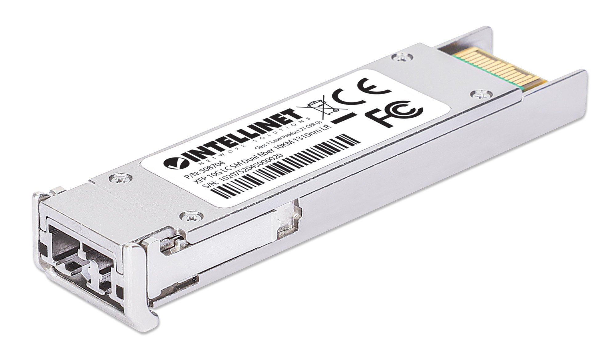 Transceiver XFP Fibra Ottica Monomodale LC Duplex 10GBase-LR INTELLINET