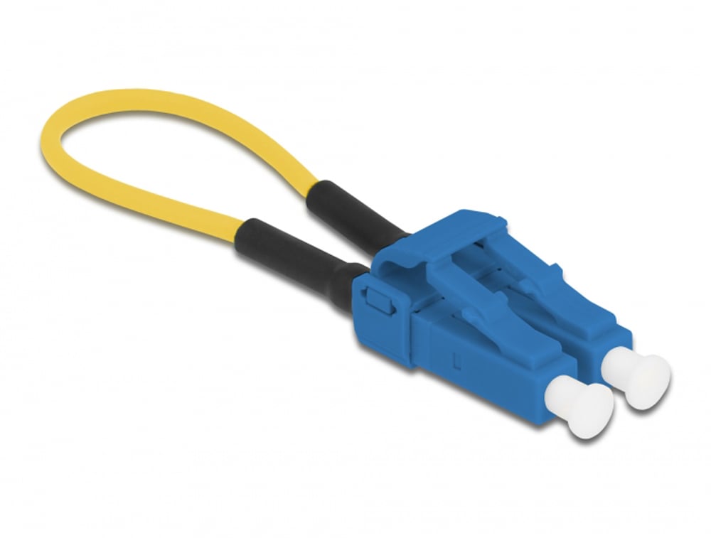 Cavo di Prova Accoppiatore Loopback Fibra Ottica Monomodale LC/UPC DELOCK