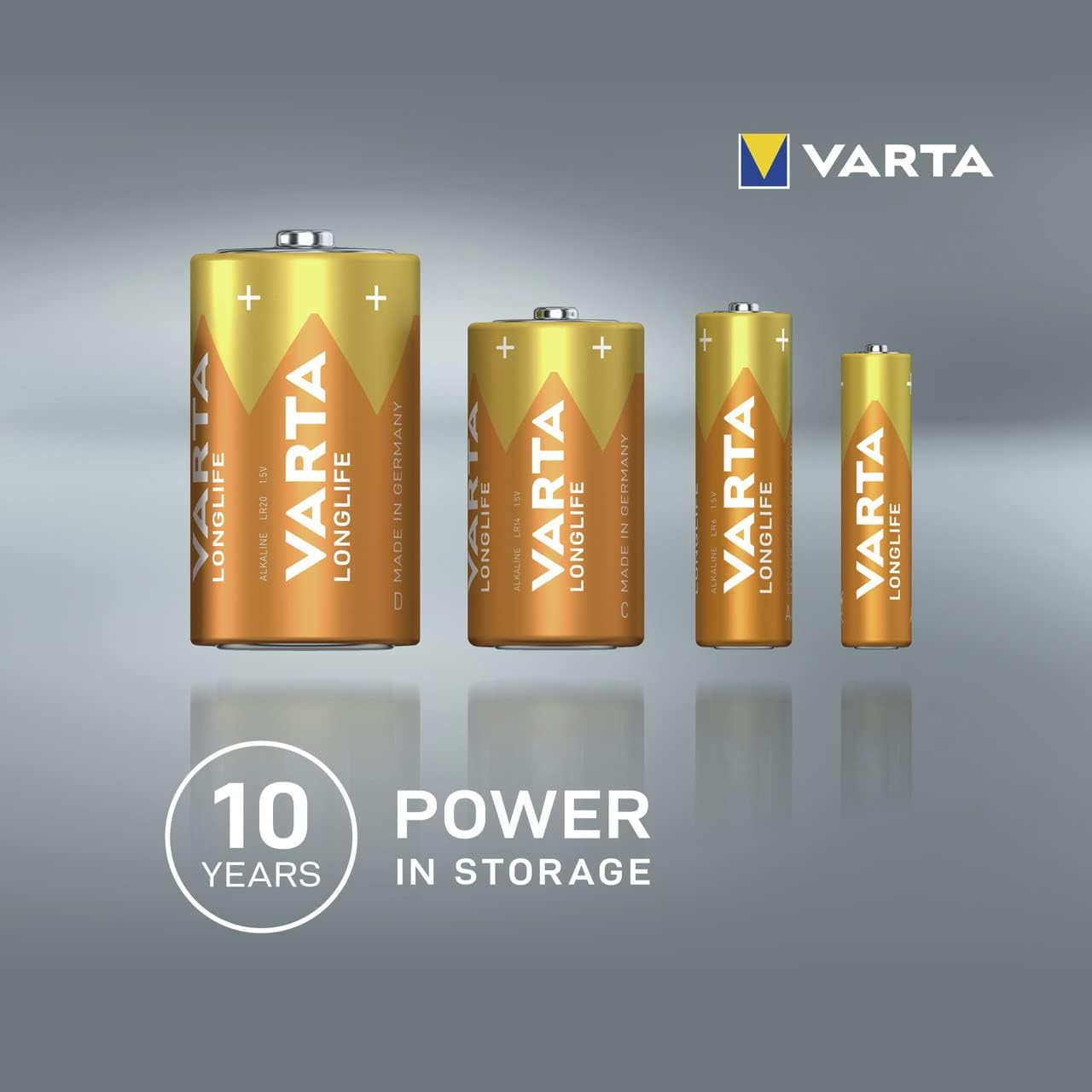 Blister 4 Batterie 1.5V Longlife Alcalina Ministilo AAA VARTA - immagine 5