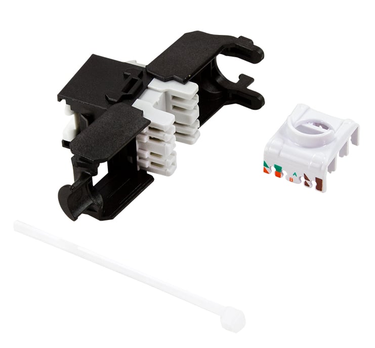 Frutto Keystone RJ45 Cat.6A UTP AWG23-26, 16.8mm LOGILINK - immagine 4
