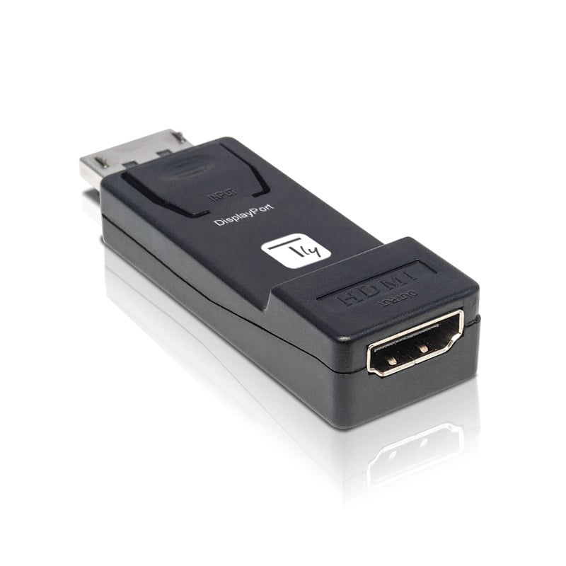 Adattatore Convertitore da DisplayPort DP 1.2 a HDMI 4K 30Hz Nero TECHLY - immagine 3