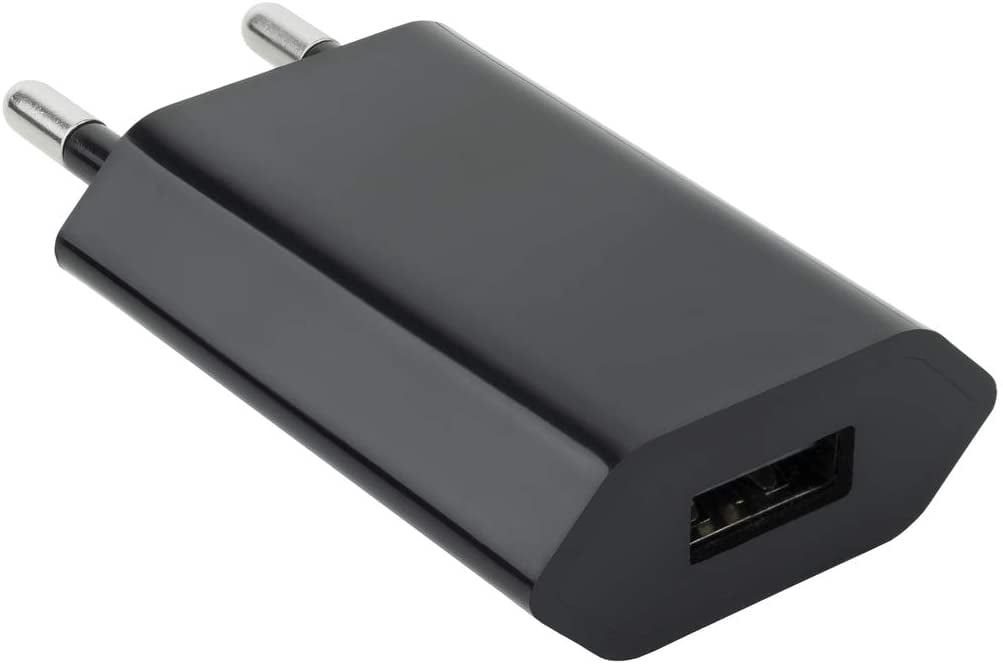 Caricatore USB 1A Compatto Spina Europea Nero TECHLY - immagine 4